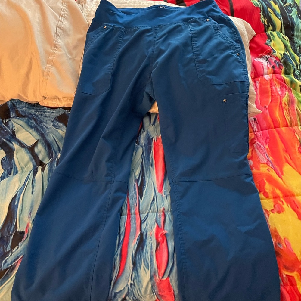 Healing Hands Royal blue size medium petite scrub pants